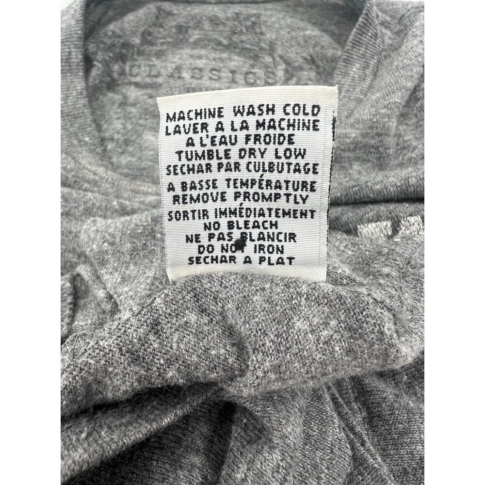 Vintage Bronson Howard Academy British Flag Union Jack Graphic Soft Gray T-Shirt - Picture 13 of 16